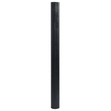 vidaXL Vloerkleed rechthoekig 60x300 cm bamboe zwart afbeelding3 - 1
