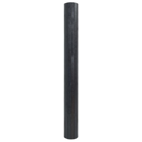 vidaXL Vloerkleed rechthoekig 70x100 cm bamboe grijs afbeelding3 - 1