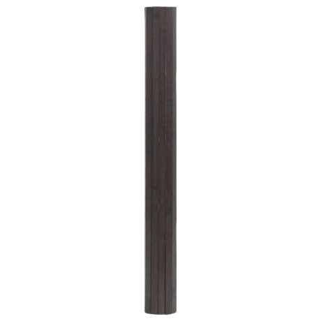 vidaXL Vloerkleed rechthoekig 70x100 cm bamboe donkerbruin afbeelding3 - 1