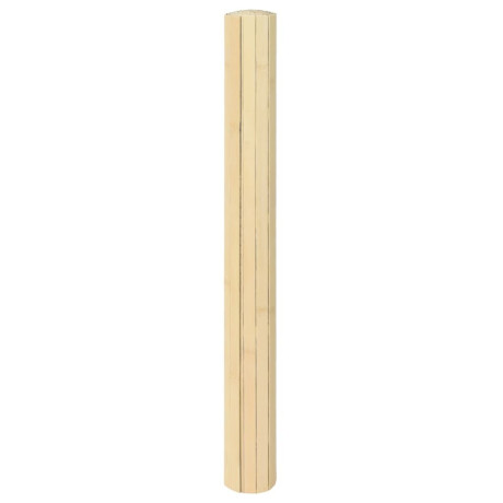 vidaXL Vloerkleed rechthoekig 70x200 cm bamboe lichtnaturel afbeelding3 - 1