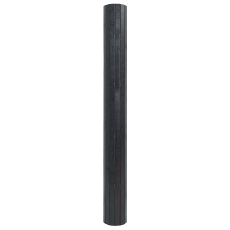 vidaXL Vloerkleed rechthoekig 70x200 cm bamboe grijs afbeelding3 - 1
