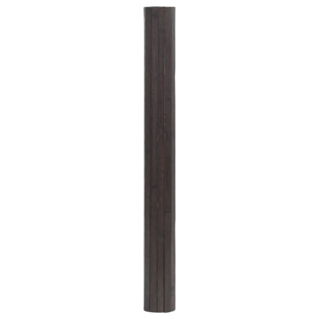 vidaXL Vloerkleed rechthoekig 70x300 cm bamboe donkerbruin afbeelding3 - 1