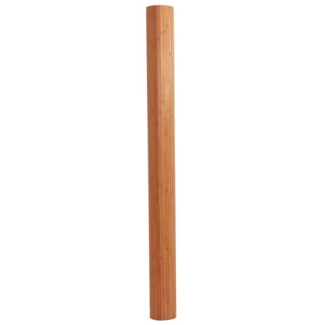 vidaXL Vloerkleed rechthoekig 80x500 cm bamboe bruin afbeelding3 - 1