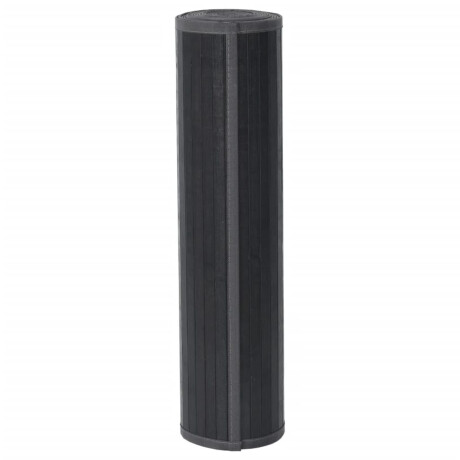 vidaXL Vloerkleed rechthoekig 60x100 cm bamboe grijs afbeelding3 - 1