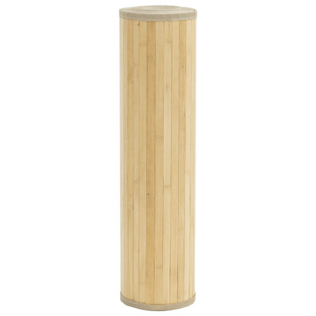 vidaXL Vloerkleed rechthoekig 60x200 cm bamboe lichtnaturel afbeelding3 - 1