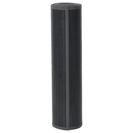 vidaXL Vloerkleed rechthoekig 60x200 cm bamboe grijs afbeelding3 - 1