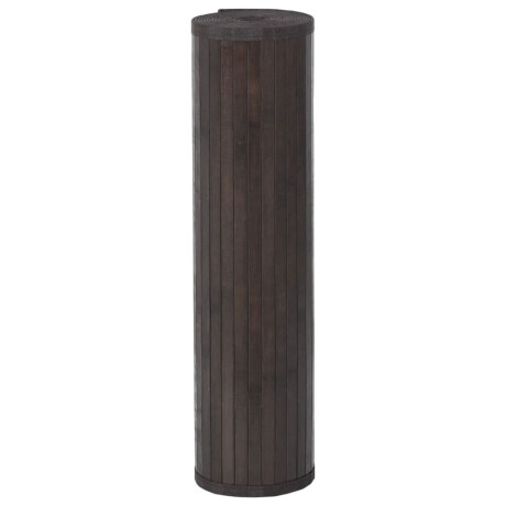 vidaXL Vloerkleed rechthoekig 70x100 cm bamboe donkerbruin afbeelding3 - 1