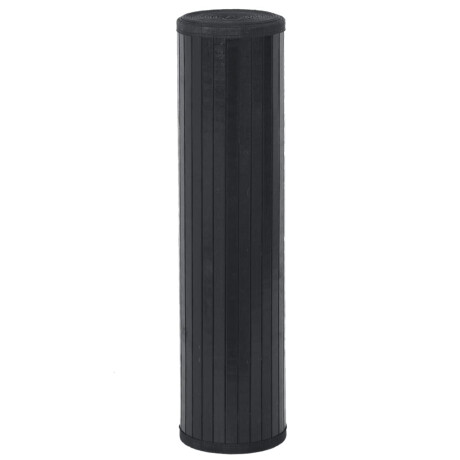 vidaXL Vloerkleed rechthoekig 70x300 cm bamboe zwart afbeelding3 - 1