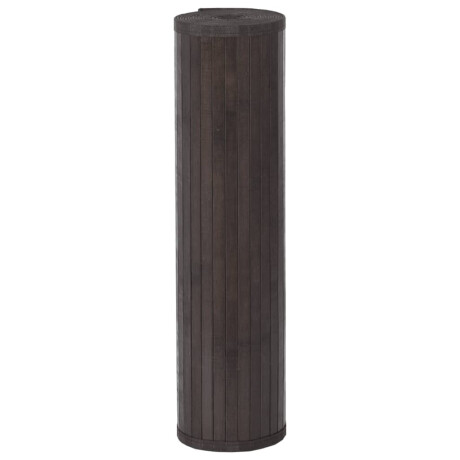 vidaXL Vloerkleed rechthoekig 80x100 cm bamboe donkerbruin afbeelding3 - 1