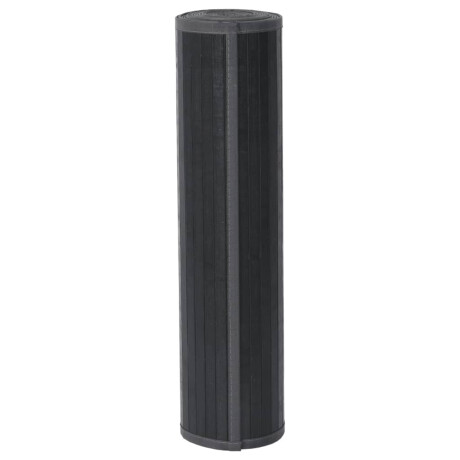 vidaXL Vloerkleed rechthoekig 80x200 cm bamboe grijs afbeelding3 - 1