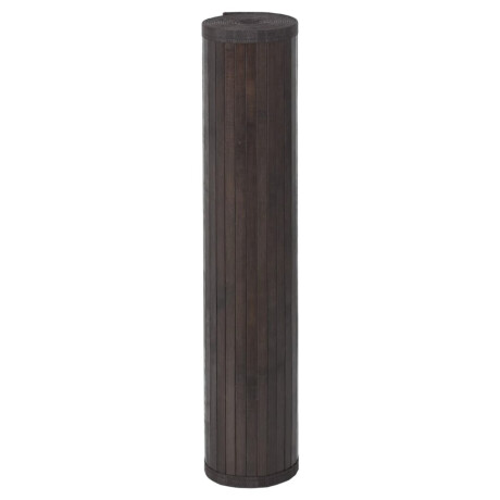 vidaXL Vloerkleed rechthoekig 100x300 cm bamboe donkerbruin afbeelding3 - 1