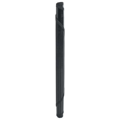 vidaXL Vloerkleed rond 60 cm bamboe zwart afbeelding3 - 1