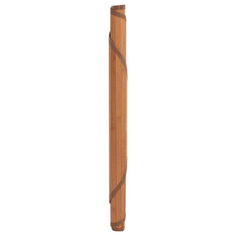 vidaXL Vloerkleed rond 60 cm bamboe bruin afbeelding3 - 1
