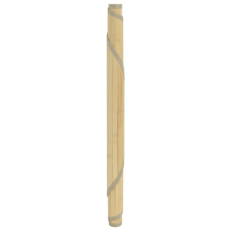 vidaXL Vloerkleed rond 60 cm bamboe lichtnaturel afbeelding3 - 1