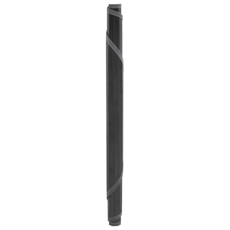 vidaXL Vloerkleed rond 60 cm bamboe grijs afbeelding3 - 1