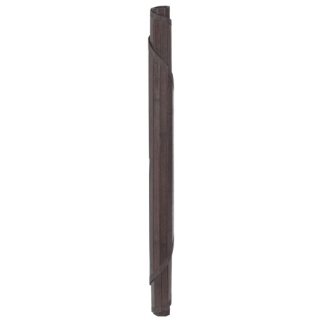 vidaXL Vloerkleed rond 80 cm bamboe donkerbruin afbeelding3 - 1