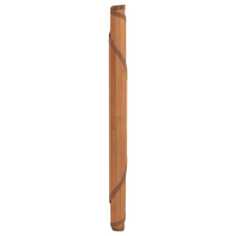 vidaXL Vloerkleed rond 100 cm bamboe bruin afbeelding3 - 1