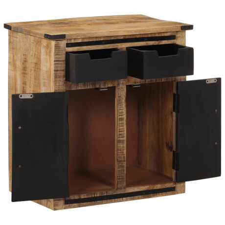 vidaXL Dressoir met 2 lades 55x35x60 cm massief mangohout afbeelding3 - 1