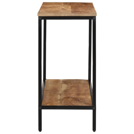 vidaXL Wandtafel 100x35x70 cm massief ruw mangohout afbeelding3 - 1