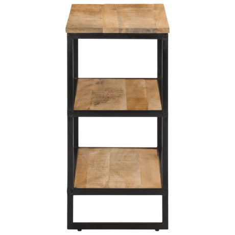 vidaXL Wandtafel 100x35x70 cm massief ruw mangohout afbeelding3 - 1