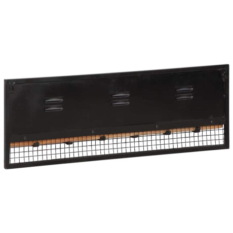 vidaXL Wandkapstok 90x11x30 cm massief mangohout mango afbeelding3 - 1