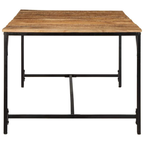 vidaXL Eettafel 200x100x75 cm massief hout ruw mangohout afbeelding3 - 1