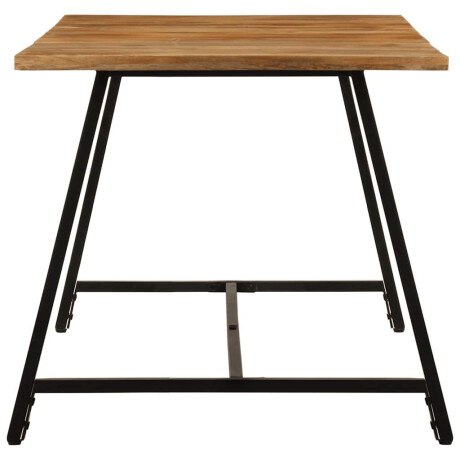 vidaXL Eettafel 160x80x75 cm massief mangohout afbeelding3 - 1