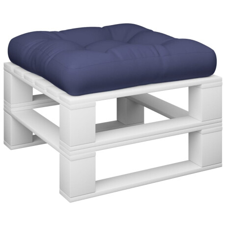 vidaXL Palletkussen 58x58x10 cm oxford stof marineblauw afbeelding3 - 1
