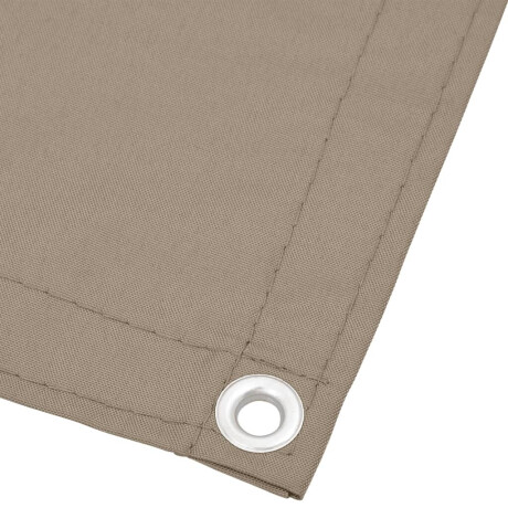 vidaXL Balkonscherm 75x800 cm 100% oxford polyester taupe afbeelding3 - 1
