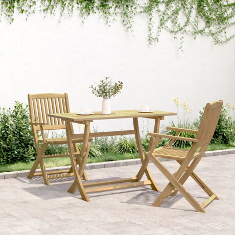 vidaXL Tuintafel inklapbaar 110x55x75 cm massief acaciahout afbeelding3 - 1