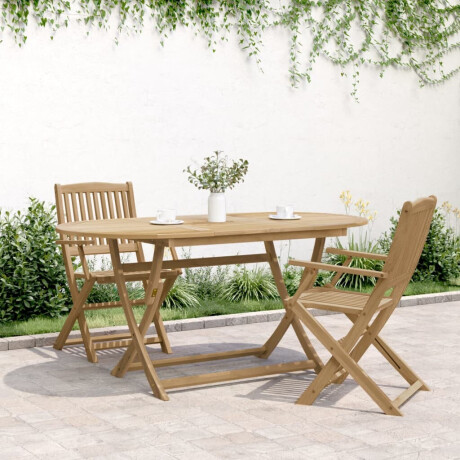 vidaXL Tuintafel inklapbaar 160x85x75 cm massief acaciahout afbeelding3 - 1
