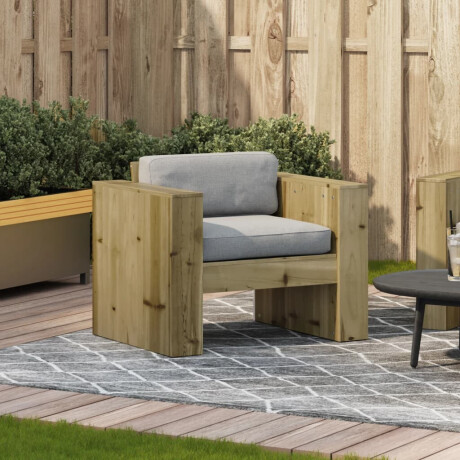 vidaXL Tuinbank 79x60x62 cm geïmpregneerd grenenhout afbeelding3 - 1