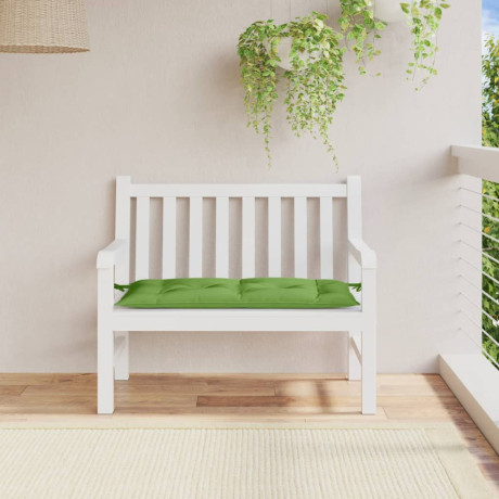 vidaXL Tuinbankkussen 100x50x7 cm stof gemêleerd groen afbeelding3 - 1