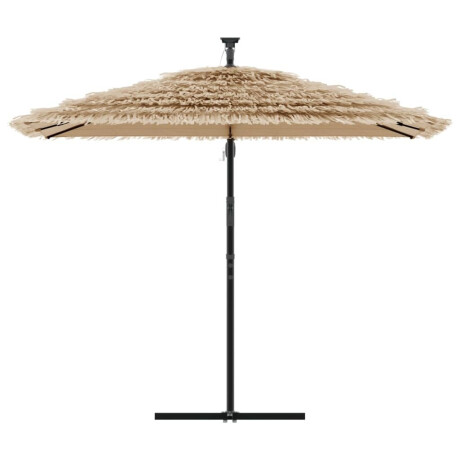 vidaXL Parasol met stalen paal 269x269x235 cm bruin afbeelding3 - 1