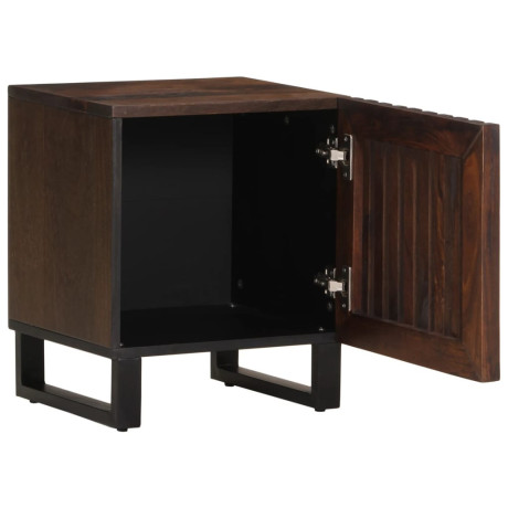 vidaXL Nachtkastjes 2 st 40x34x46 cm massief mangohout afbeelding3 - 1