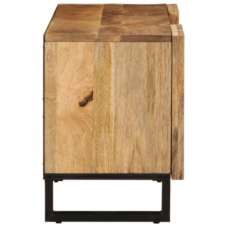 vidaXL Tv-meubel 105x34x46 cm massief ruw mangohout afbeelding3 - 1