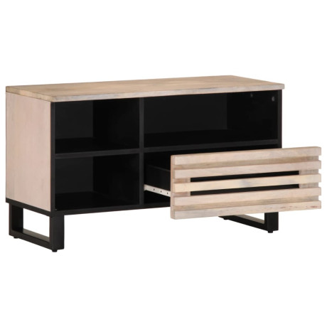 vidaXL Tv-meubel 80x34x46 cm massief mangohout afbeelding3 - 1