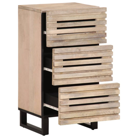 vidaXL Dressoir 40x34x75 cm massief mangohout afbeelding3 - 1
