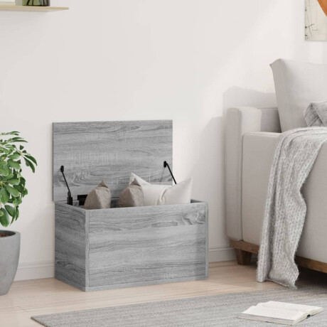 vidaXL Opbergbox 60x35x35 cm bewerkt hout grijs sonoma eikenkleurig afbeelding3 - 1