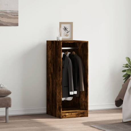 vidaXL Kledingkast 48x41x102 cm bewerkt hout gerookt eikenkleurig afbeelding3 - 1