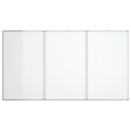 vidaXL Whiteboard magnetisch inklapbaar 150x80x1,7 cm aluminium afbeelding3 - 1