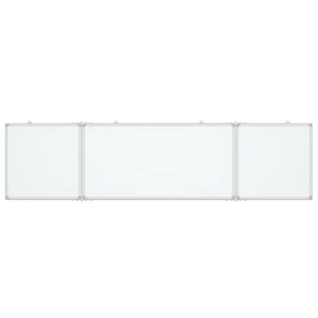 vidaXL Whiteboard magnetisch inklapbaar 160x40x1,7 cm aluminium afbeelding3 - 1
