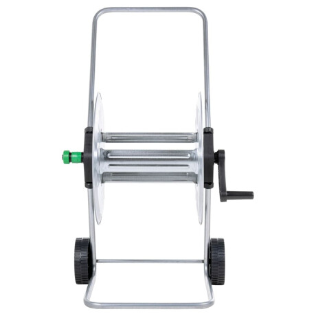 vidaXL Tuinslangkar voor 80 m 1/2" of 50 m 3/4" slang staal afbeelding3 - 1