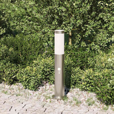 vidaXL Bolderverlichting met sensor 50 cm RVS IP44 afbeelding3 - 1