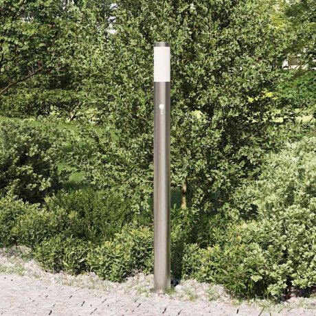 vidaXL Bolderverlichting met sensor 110 cm roestvrij staal IP44 afbeelding3 - 1