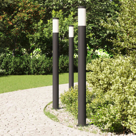 vidaXL Bolderverlichting 3 stuks 110 cm RVS IP44 afbeelding3 - 1