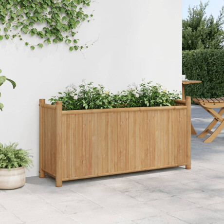 vidaXL Plantenbak 100x30x50 cm bamboe afbeelding3 - 1