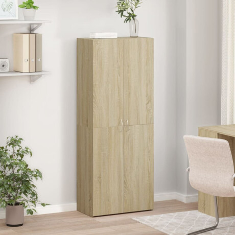 vidaXL Archiefkast 60x32x153 cm bewerkt hout sonoma eikenkleurig afbeelding3 - 1