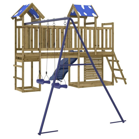 vidaXL Speelhuis geïmpregneerd grenenhout afbeelding3 - 1