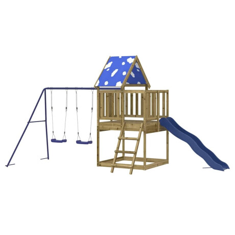 vidaXL Speelhuis geïmpregneerd grenenhout afbeelding3 - 1